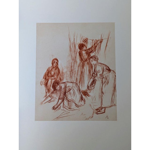 Pierre-Auguste Renoir, Laundresses, Lithograph For Sale - Image 4 of 4