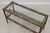 1990s Paint Decorated Glass Top Console Sofa Table For Sale - Image 5 of 13