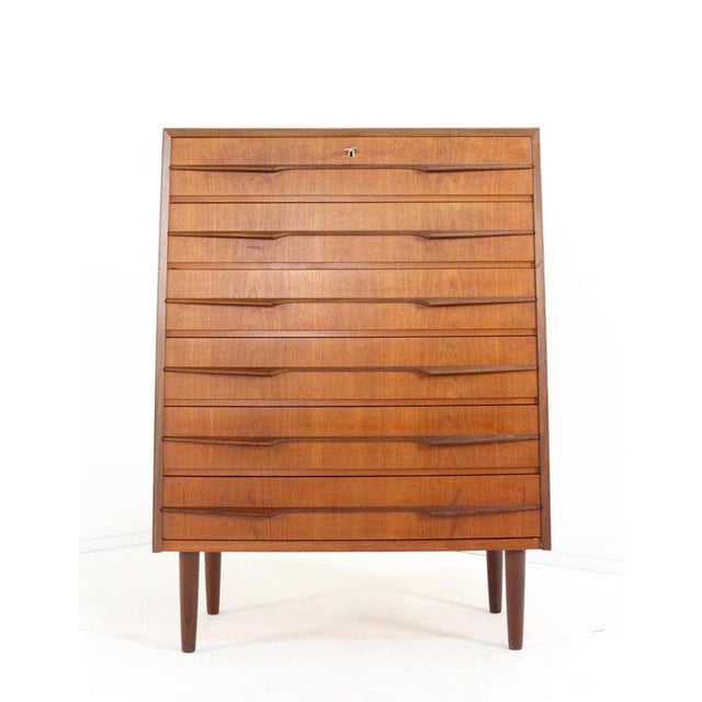 Tall Chest of Drawers, 1960s For Sale - Image 11 of 16