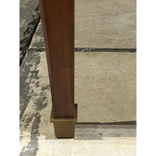 Hickory Chair Furniture Company Julien Game Table From Hickory Chair Co. For Sale - Image 4 of 10