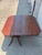 Wood Mid 20th Century Federal Revival Mahogany Lyre Base Flip Top Games Table For Sale - Image 7 of 11