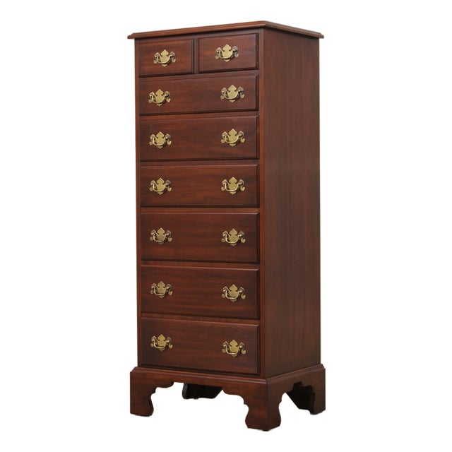 Henkel Harris Cherry 7 Drawer Lingerie Chest For Sale
