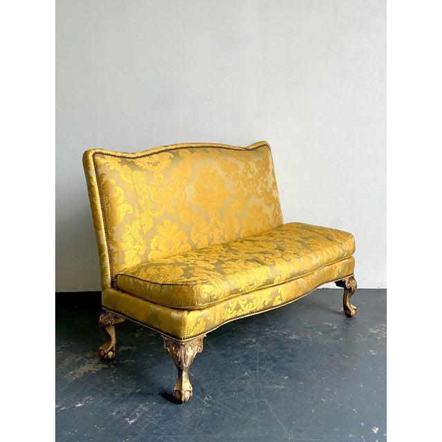 Vintage Lillian August Fleur De Lys Banquette Sofa For Sale In West Palm - Image 6 of 18