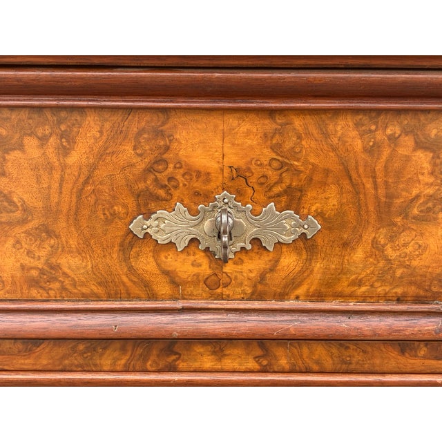 Walnut Chest of Five Drawers For Sale - Image 13 of 18