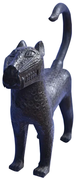 Nigerian Kingdom of Benin Artist, Leopard, Pre-1800s, Bronze