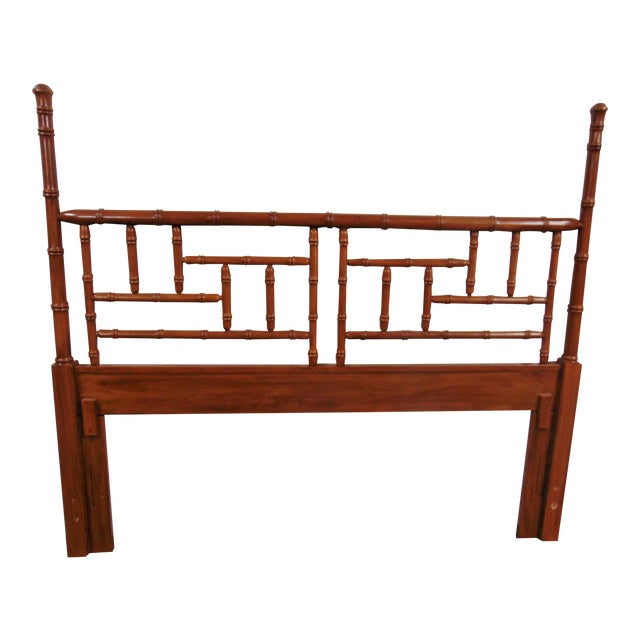 Faux Bamboo Queen Size Headboard Chairish