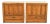 Thomasville Mid-Century Modern Hollywood Regency Sculpted Walnut Campaign Nightstands, Pair For Sale