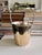 Mid-Century Modern Vintage Silverplate Brass Petite Ice Bucket With Swing Handle For Sale - Image 3 of 12