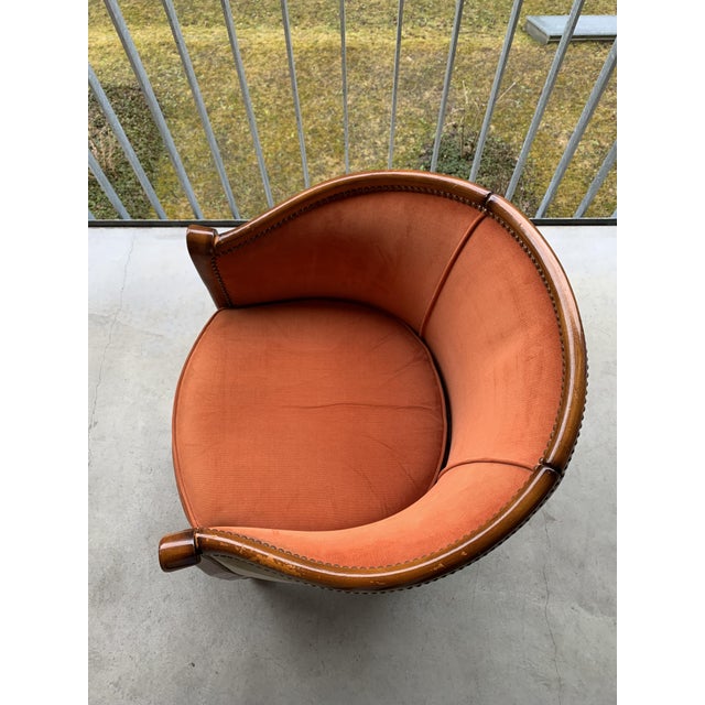Art Deco Armchair in the style of Paul Iribe, 1940s For Sale - Image 3 of 13