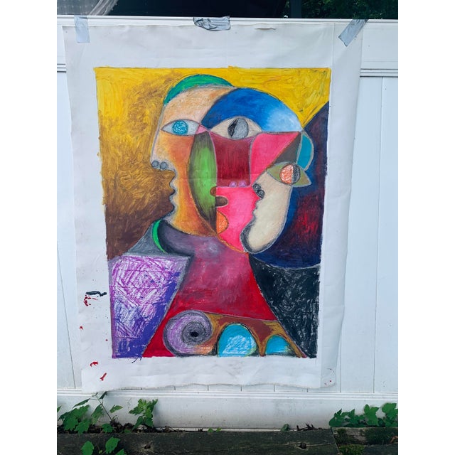 2020s "Deste" Original Abstract Painting by Louie DeVito For Sale - Image 5 of 6