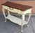 Mid 20th Century French Provincial Style Partial Gilt and Enamel Painted Console Table For Sale - Image 5 of 6