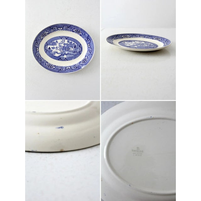 Ceramic Homer Laughlin Blue Willow Ware Dishes - Set of 13 For Sale - Image 7 of 10