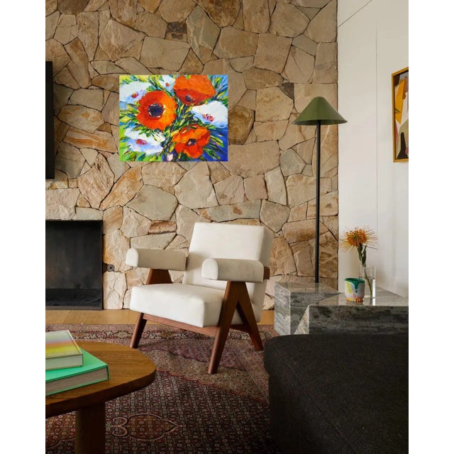 Anemones 20.Modern Original Painting. For Sale - Image 9 of 10