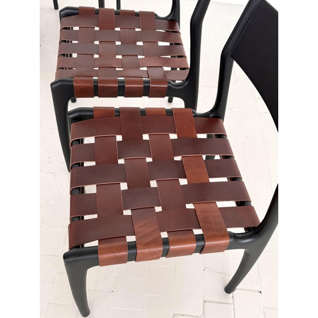 Italian Dining Chairs by Piero Palange and Werther Toffoloni, 1970s, Set of 6 For Sale - Image 13 of 17