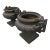 Pair of Vintage Neo-Classical Cast Iron Style Garden Urns – Matte Black For Sale