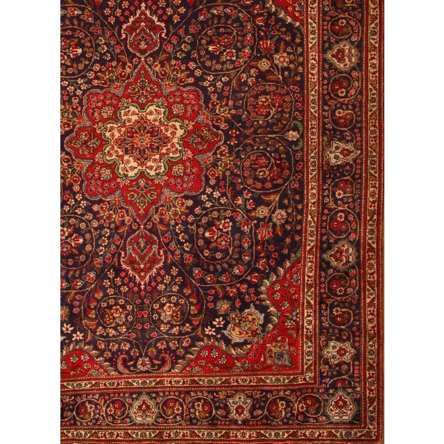Middle Eastern Hand-Knotted Rug For Sale - Image 4 of 11