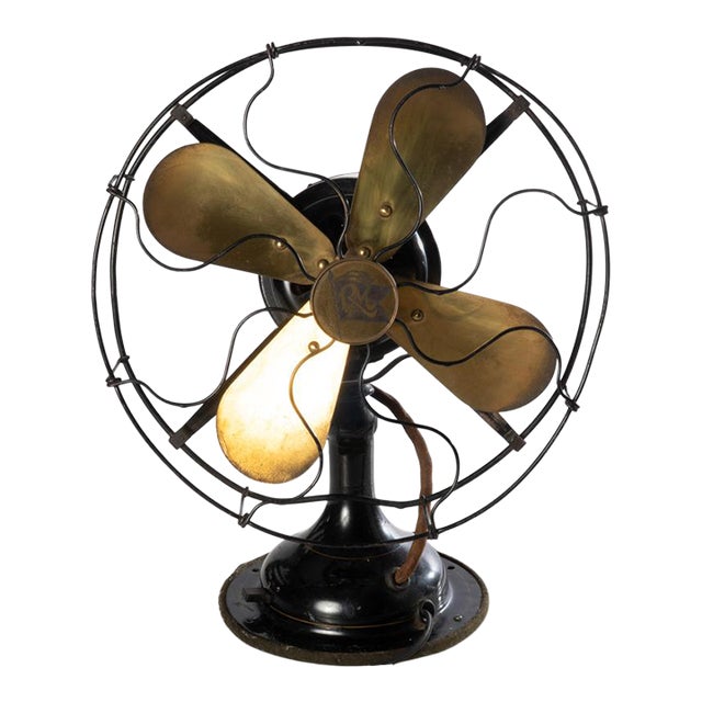 Brass Blade Fan Robbins and Myers Co. For Sale