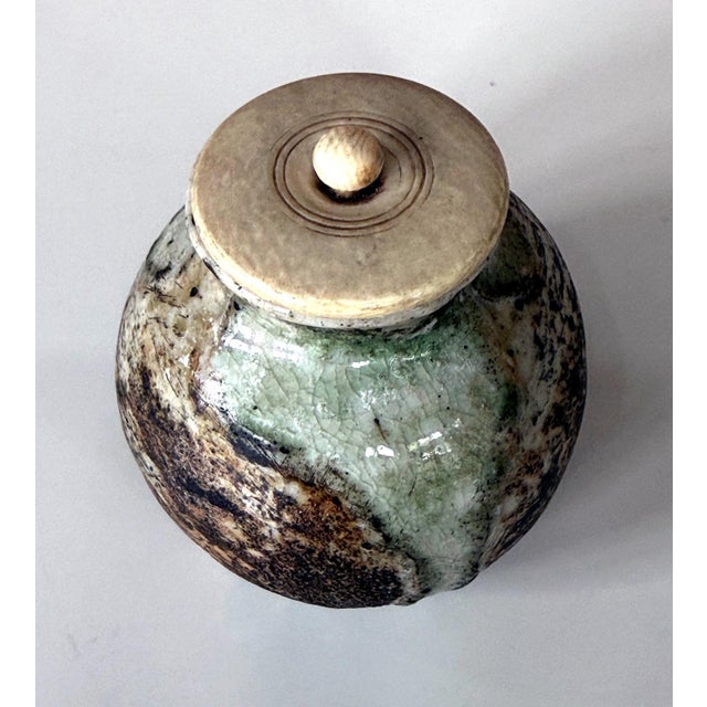 Antique Japanese Ceramic Ko-Tanba Chaire Edo Period For Sale - Image 11 of 18