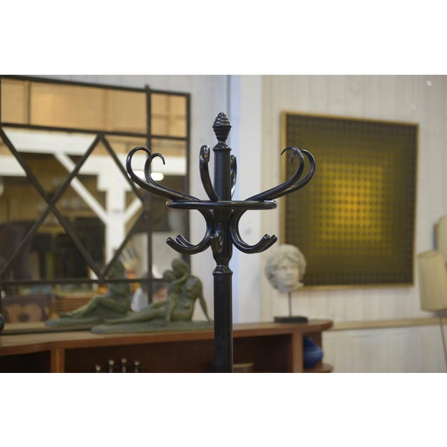 Black Bentwood Coat Rack, 1970s For Sale - Image 3 of 5