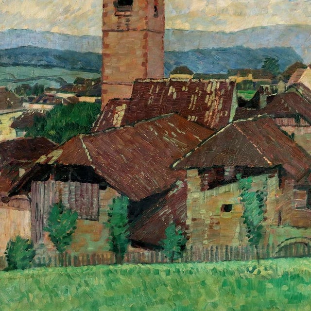 Robert Engels, Oil on Canvas, Framed For Sale - Image 4 of 9