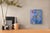 Early 21st Century Protector of The House by Elena Burykina | Oil on panel Blue dragon with a red figure in its mouth. For Sale - Image 5 of 5