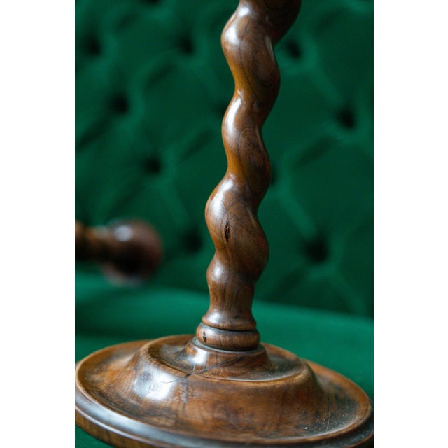 Antique Turned Candlesticks, 1800s, Set of 2, in Good conditions. Designed before 1890