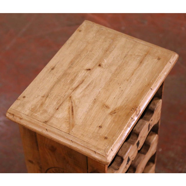 Vintage French Louis XV Style Twelve-Bottle Wine Cabinet "Cave À Vin" For Sale - Image 4 of 9