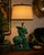 Bring timeless character to any interior with this vintage emerald green glazed ceramic donkey table lamp. Sculpted with...