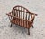 Mid 20th Century Vintage American Style Turned Spindle Oak Magazine Rack For Sale - Image 5 of 7