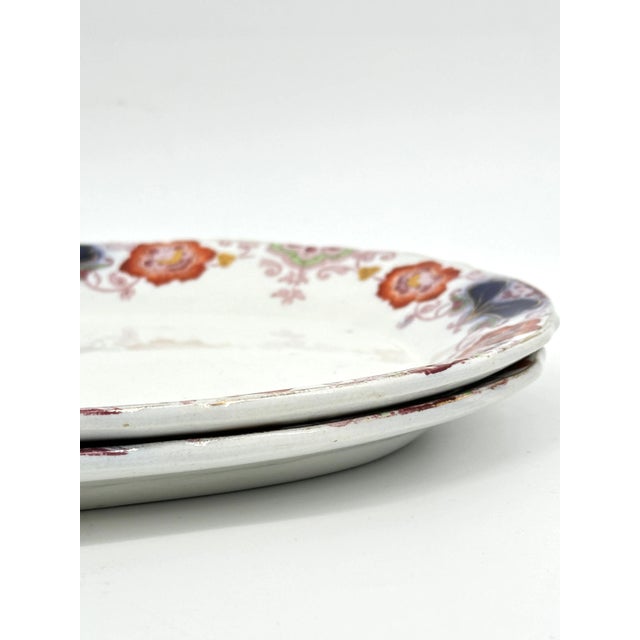 Antique Hollinshead & Kirkham Persian Plates- a Pair For Sale - Image 9 of 12