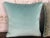 Custom Fortuny Decorative Pillows in Gilt Gold & Aquamarine, Italy For Sale - Image 9 of 13