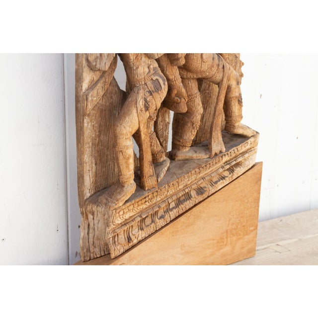19th Century 18th Century Rajput Carved Warrior For Sale - Image 5 of 11