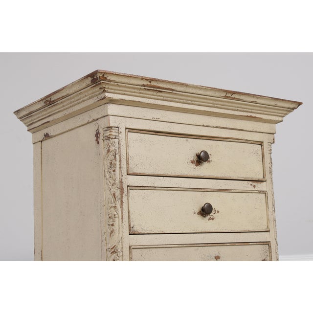 White Habersham Plantation 7 Drawer Painted Lingerie Chest For Sale - Image 8 of 13