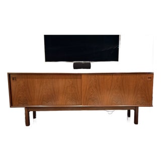 Mid 20th Century Danish Credenza / Media Cabinet For Sale