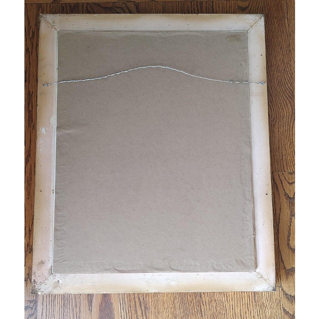 Edgar Degas 1960s "Dancers in Pink and Green" by Edgar Degas Reproduction in Vintage Frame For Sale - Image 4 of 4