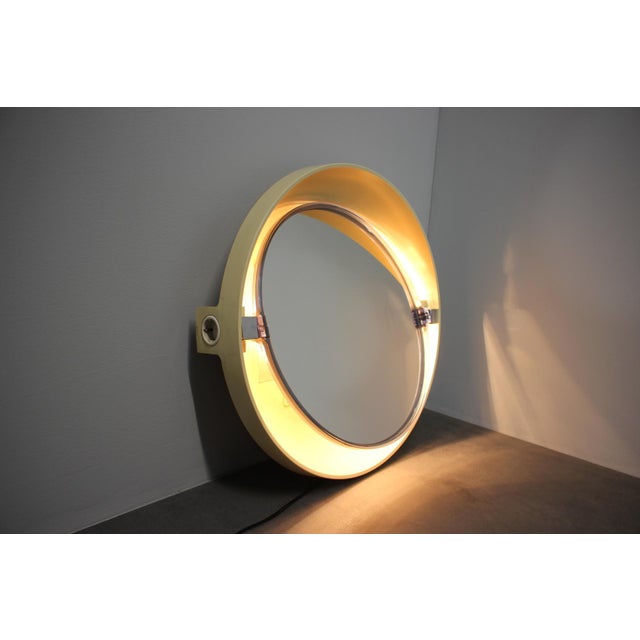 Mid-Century Illuminated Adjustable Wall Mirror from Allibert, Germany, 1960s For Sale - Image 9 of 11