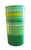 Aldo Londi Green Fascie Colorate Bitossi Single Cigarette Ashtray and Cylinder Vase For Sale - Image 4 of 5