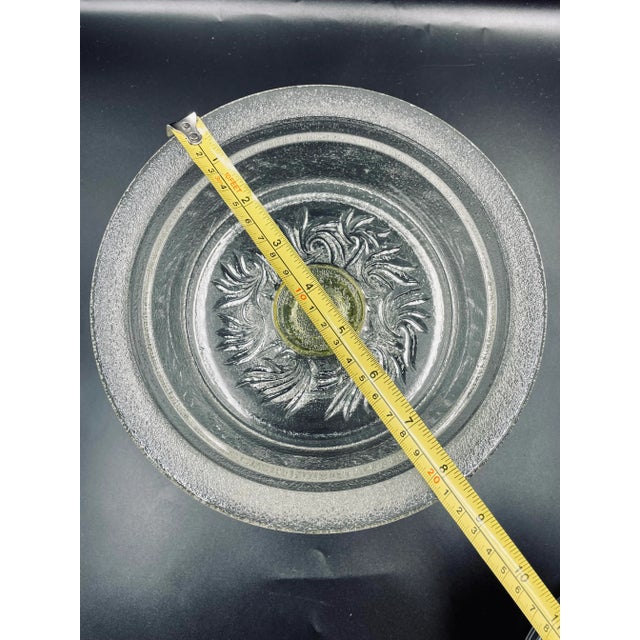 Mid 20th Century Mod Pressed Glass "Laurel" Motif Candy Dish For Sale - Image 12 of 13