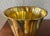 1980s Hammered Brass Scalloped Edge Cachepot For Sale - Image 4 of 6