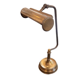 French Brass Desk Lamp, 1930s For Sale