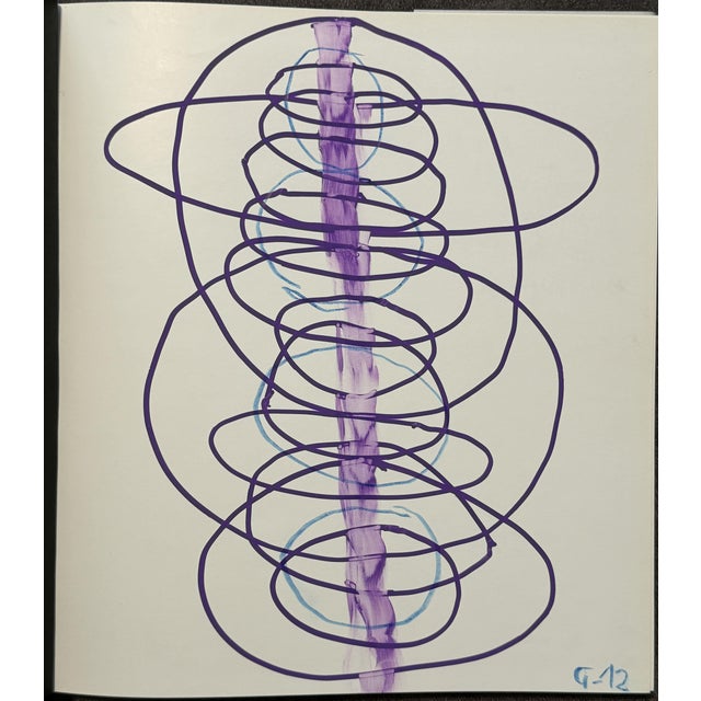 Luis Gordillo, Abstract Composition, 2012, Mixed Media on Paper For Sale - Image 6 of 6