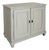Antique German Painted Chest of Drawers with Doors, 1860 For Sale