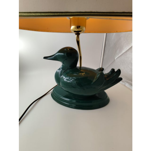 Mid-Century Modern Pan Ceramic Duck Table Lamp from Goebel, 1970s For Sale - Image 3 of 10