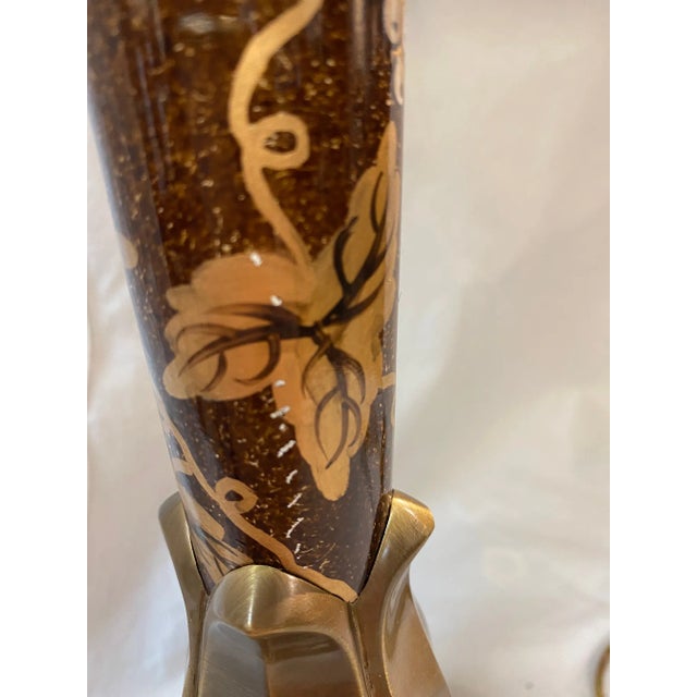 Lamp With Grapevine Column For Sale - Image 11 of 12