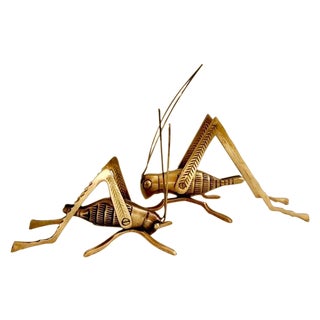 Brass Crickets - A Pair For Sale
