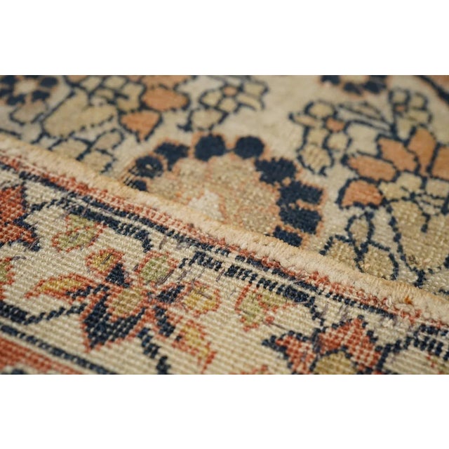 Antique Persian Rug 4' x 5' For Sale - Image 10 of 10