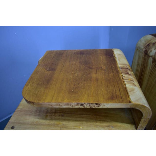 Art Deco Bedside Tables, Czechoslovakia, 1937, Set of 2 For Sale - Image 15 of 18