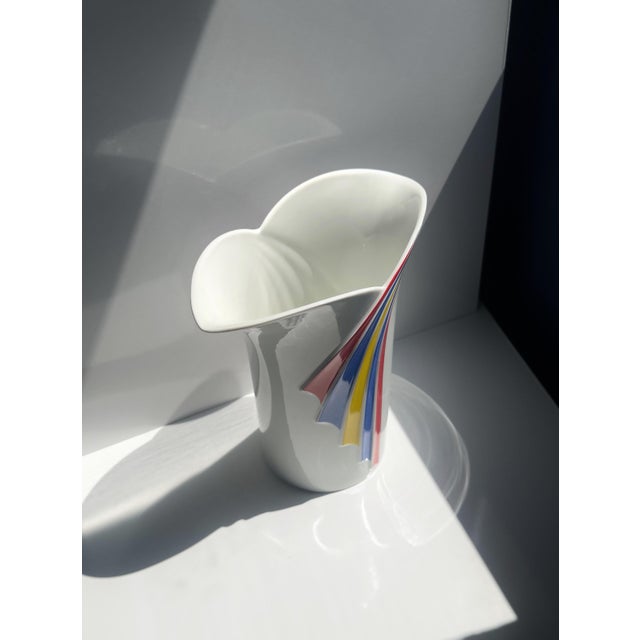 Vintage Porcelain Vase by Rosenthal Thomas, 1980s For Sale - Image 3 of 6
