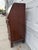 Mid 20th Century Vintage Chippendale Style Mahogany Secretary Desk With Serpentine Drawers, Ball and Claw Feet & Drop Front For Sale - Image 5 of 12