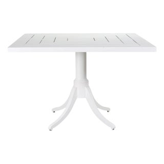 McKinnon and Harris "Maury" Square Aluminum Garden Dining Table For Sale